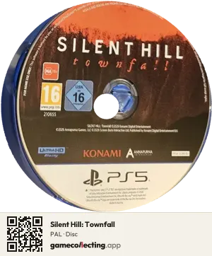 Silent Hill: Townfall PlayStation 5, PAL disc