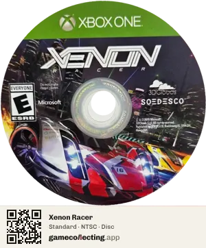Xenon Racer Xbox One, NTSC disc