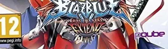 BlazBlue: Chrono Phantasma Extend, the PEGI square on its front