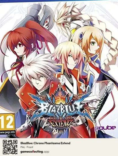 BlazBlue: Chrono Phantasma Extend PlayStation 4, PAL box front