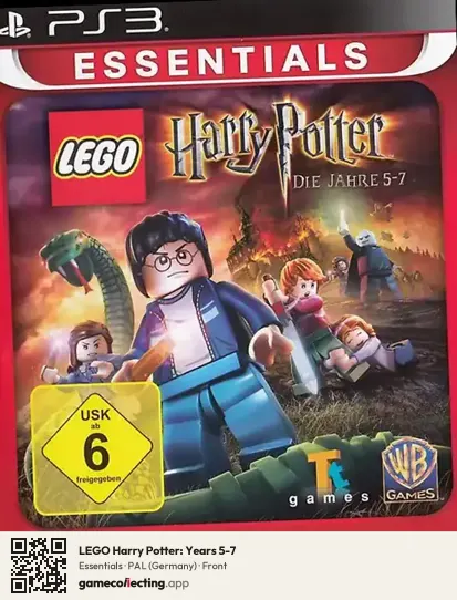 LEGO Harry Potter: Years 5-7 PlayStation 3, Germany box front