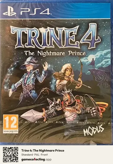 Trine 4: The Nightmare Prince PlayStation 4, PAL box front