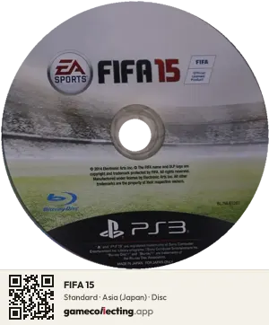 FIFA 15 PlayStation 3, Asia disc