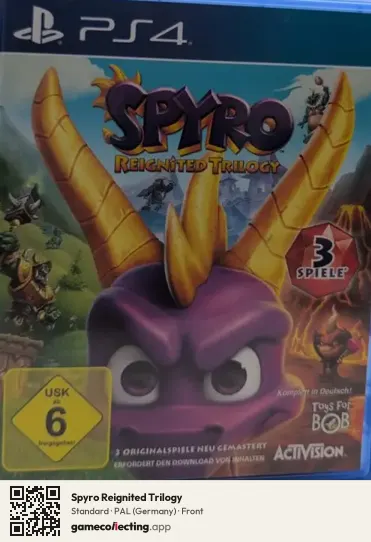 Spyro Reignited Trilogy PlayStation 4, Germany box front