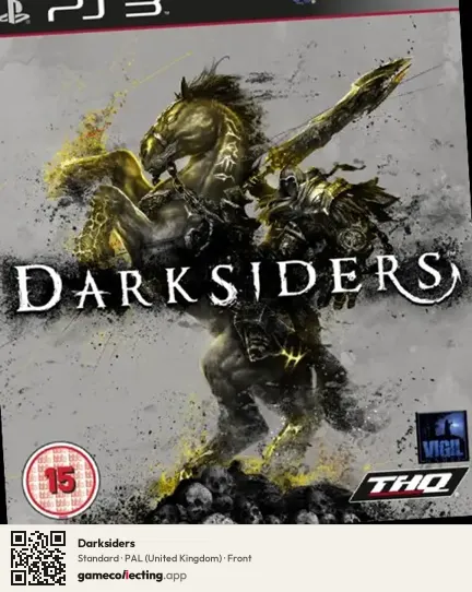 Darksiders PlayStation 3, United Kingdom box front