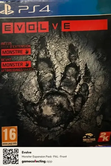 Evolve PlayStation 4, PAL box front