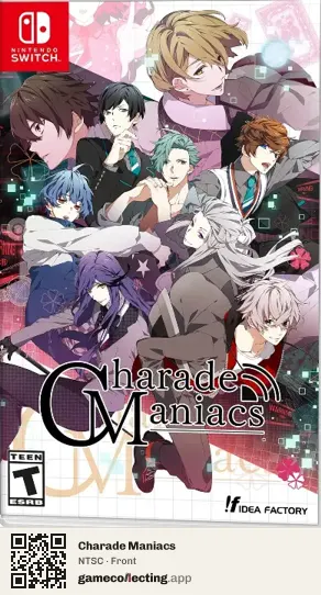Charade Maniacs Nintendo Switch, NTSC box front