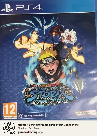 Naruto x Boruto: Ultimate Ninja Storm Connections PlayStation 4, PAL box front