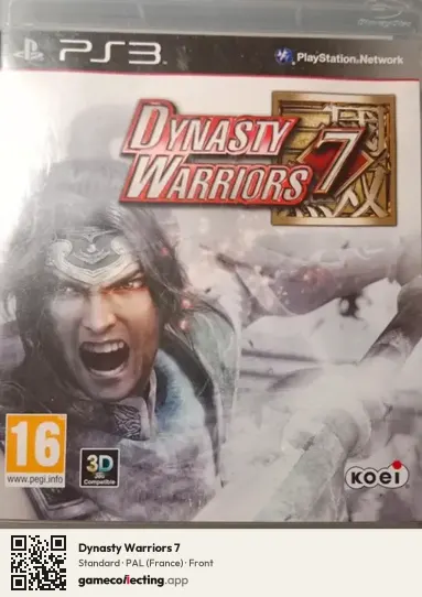 Dynasty Warriors 7 PlayStation 3, France box front