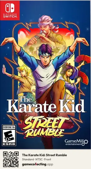 The Karate Kid: Street Rumble Nintendo Switch, NTSC box front