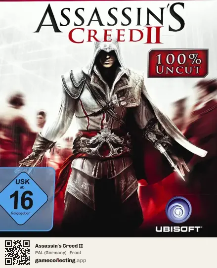 Assassin's Creed II PlayStation 3, Germany box front