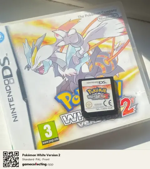 Pokémon White Version 2 Nintendo DS, PAL box front