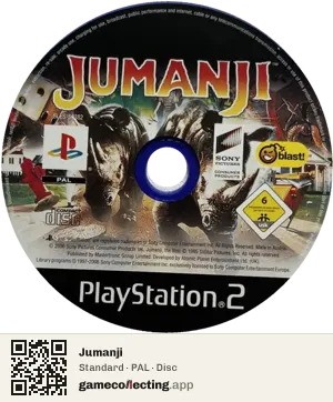 Jumanji PlayStation 2, PAL disc