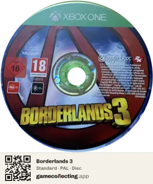 Borderlands 3 Xbox One, PAL disc