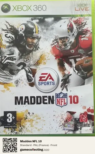 Madden NFL 10 Xbox 360, France box front