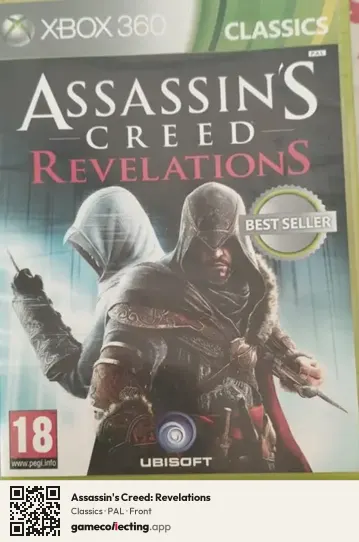 Assassin's Creed: Revelations Xbox 360, PAL box front