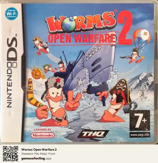 Worms: Open Warfare 2 Nintendo DS, Italy box front