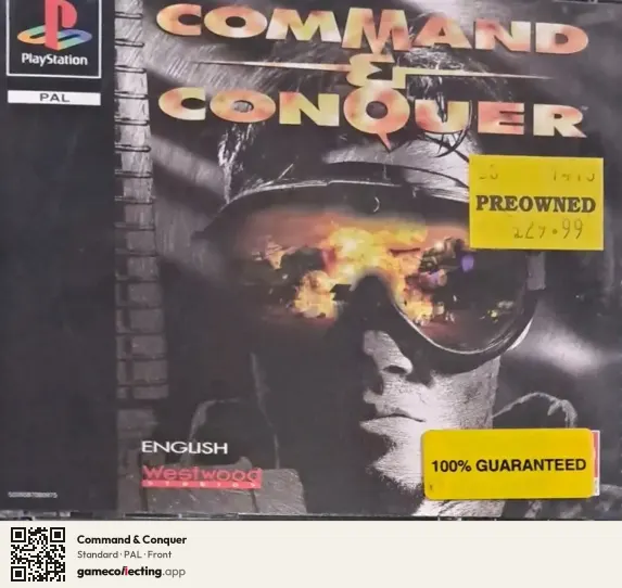 Command & Conquer PlayStation, PAL box front