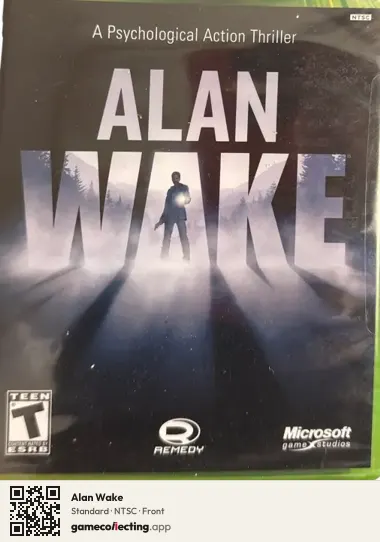 Alan Wake Xbox 360, NTSC box front