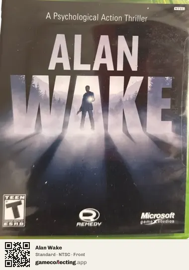 Alan Wake Xbox 360, NTSC box front