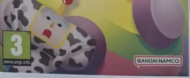 We Love Katamari Reroll + Royal Reverie, the PEGI square on its front
