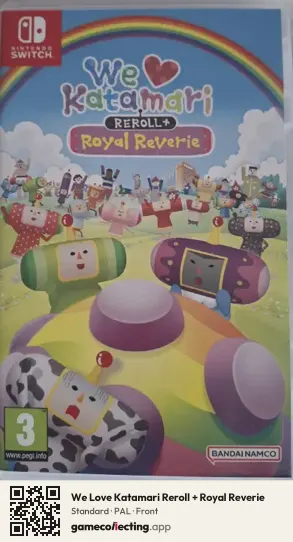 We Love Katamari Reroll + Royal Reverie Nintendo Switch, PAL box front