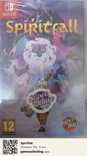 Spiritfall Nintendo Switch, PAL box front