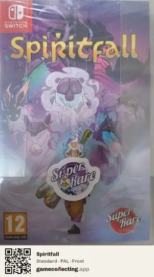 Spiritfall Nintendo Switch, PAL box front