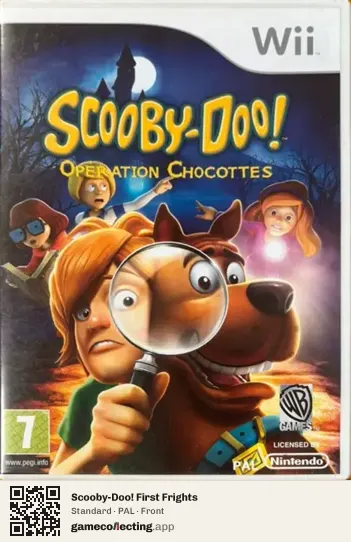 Scooby-Doo! First Frights Nintendo Wii, PAL box front