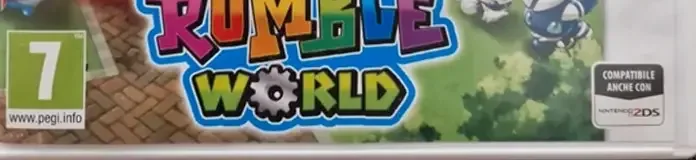 Pokémon Rumble World, the PEGI square on its front