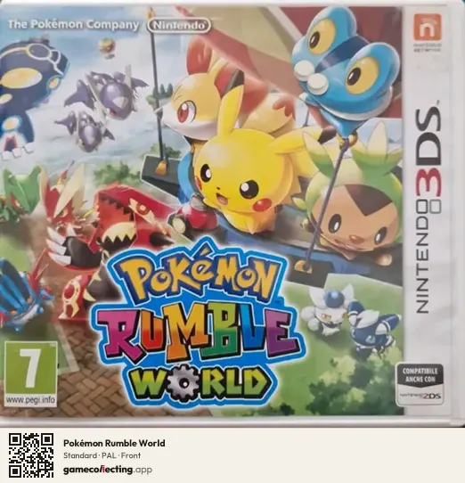 Pokémon Rumble World Nintendo 3DS, PAL box front
