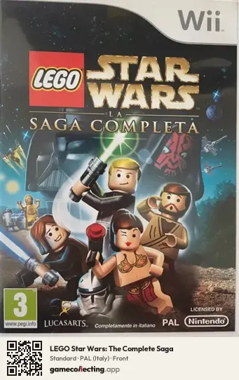 LEGO Star Wars: The Complete Saga Nintendo Wii, Italy box front