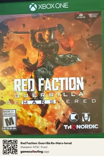 Red Faction: Guerrilla Re-Mars-tered Xbox One, NTSC box front