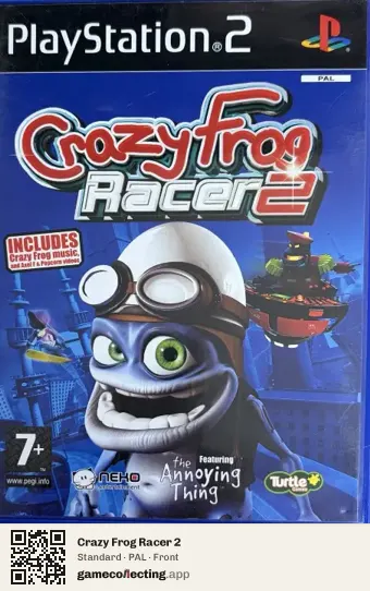 Crazy Frog Racer 2 PlayStation 2, PAL box front