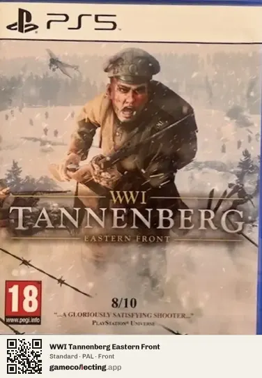 WWI Tannenberg Eastern Front PlayStation 5, PAL box front