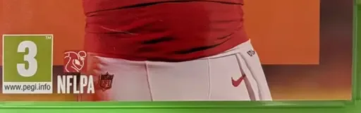 Madden NFL 20, the PEGI square on its front