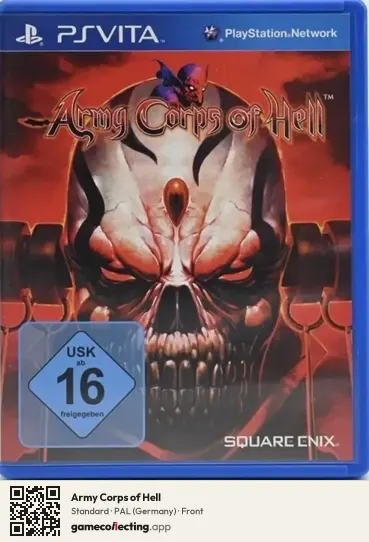 Army Corps of Hell PlayStation Vita, Germany box front