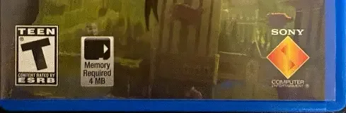 Gravity Rush, the ESRB box on its front