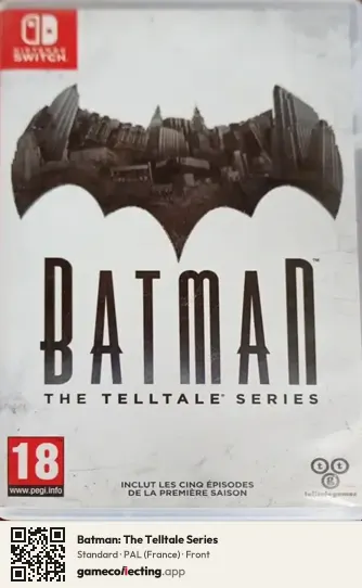 Batman: The Telltale Series Nintendo Switch, France box front