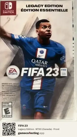 FIFA 23 Nintendo Switch, Canada box front