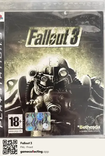 Fallout 3 PlayStation 3, PAL box front