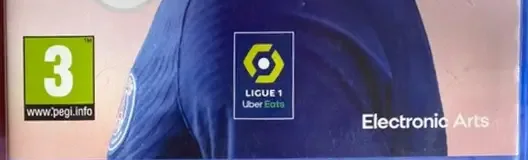 FIFA 22, the PEGI square on its front