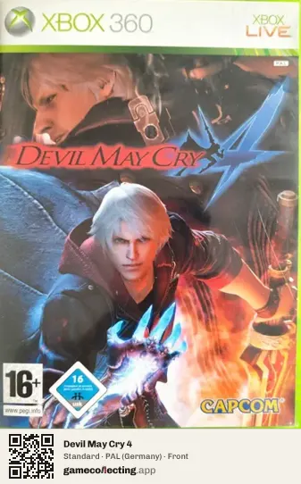Devil May Cry 4 Xbox 360, Germany box front