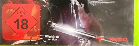 Ninja Gaiden 3, the USK square on its front