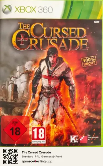 The Cursed Crusade Xbox 360, Germany box front