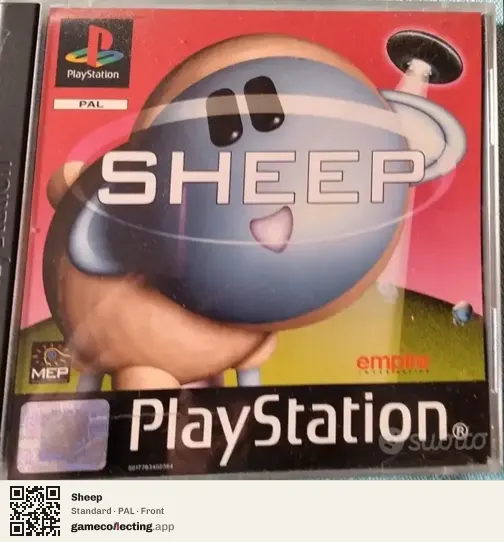 Sheep PlayStation, PAL box front