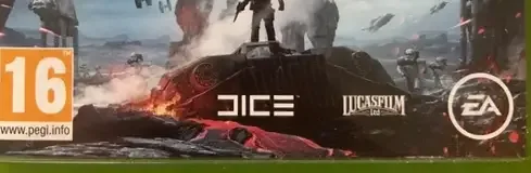 Star Wars Battlefront, the USK square on its front