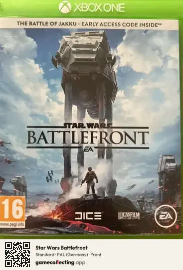 Star Wars Battlefront Xbox One, Germany box front