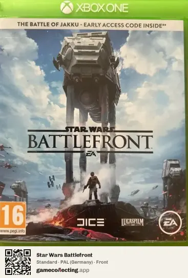 Star Wars Battlefront Xbox One, Germany box front