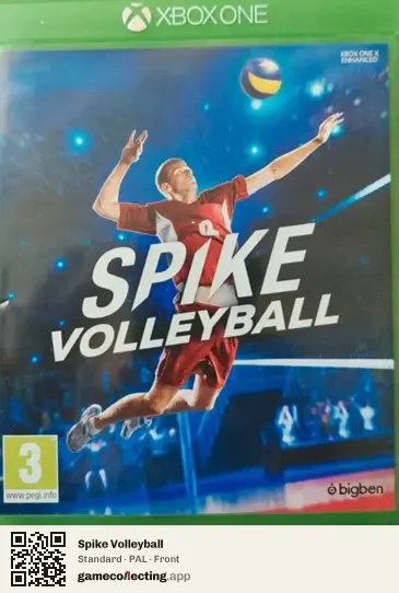 Spike Volleyball Xbox One, PAL box front